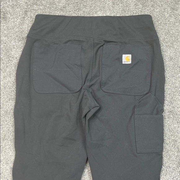 Carhartt Fitted Cargo Utility Leggings Dark Gray Size Medium - Picture 4 of 8